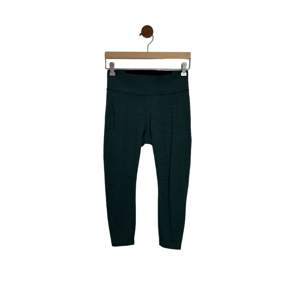 Outdoor Voices Womens Leggings Size Medium Athletic Workout Green/Teal